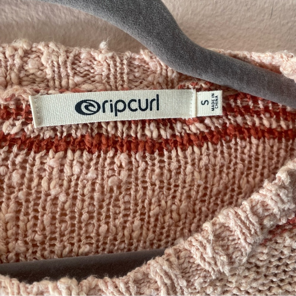 RIP CURL DRIFTER LONG SLEEVE CREW NECK SWEATER BEACHY COMFY SIZE SMALL BOHO - Picture 3 of 6